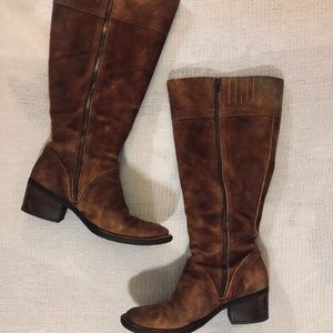 Brown Below The Knee Boots (Wide Calf)
